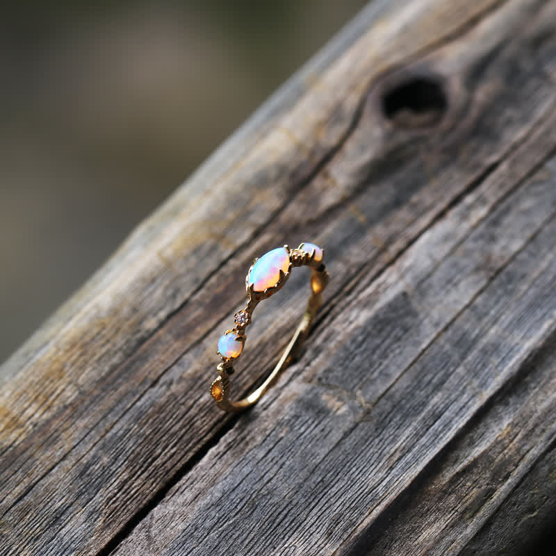 Vintage Opal Ring - Isabella: 'Love and Honesty'