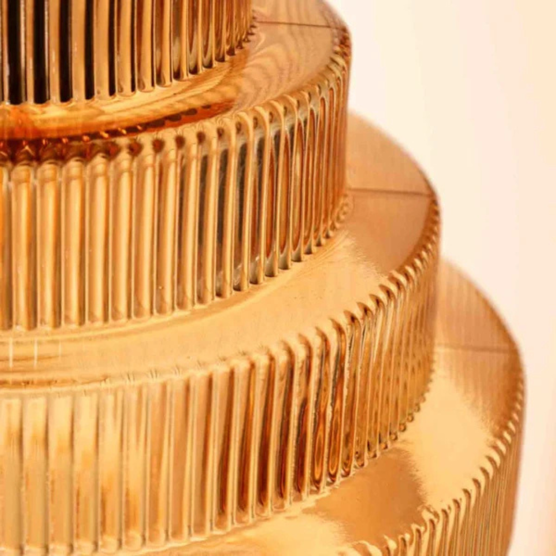 Hebes - Retro Szklana Lampa Wisząca