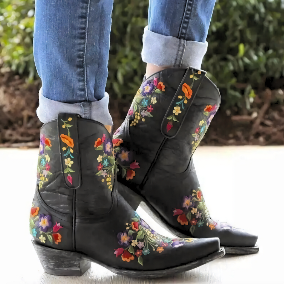 Noor | Retro Western Cowboy Boots