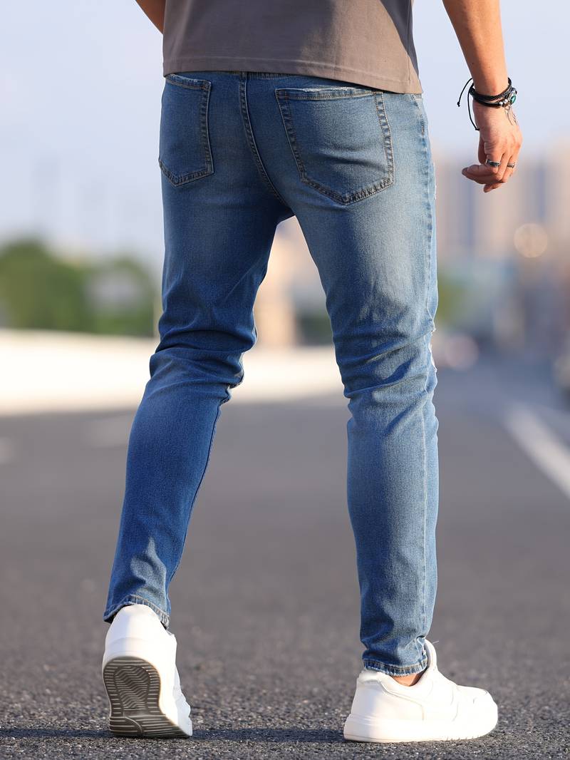 RIVER JEANS | Męskie Slim Fit Jeansy