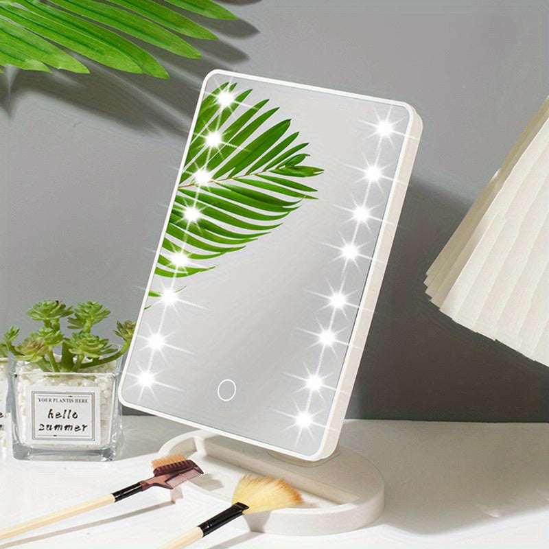 GlowPerfect - Lusterko do Makijażu z 16 Regulowanymi LED