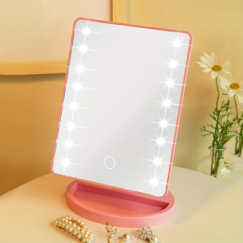 GlowPerfect - Lusterko do Makijażu z 16 Regulowanymi LED