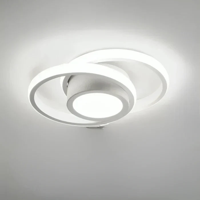 "Nowoczesna lampa sufitowa LED z podwójnym pierścieniem – Twilight Rings" 

**"Nowoczesna lampa sufitowa LED z podwójnym pierścieniem – Twilight Rings"**