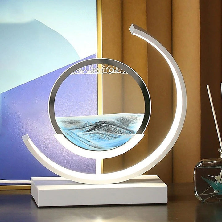 3D Stół Lampa z Piaskiem - Abyss