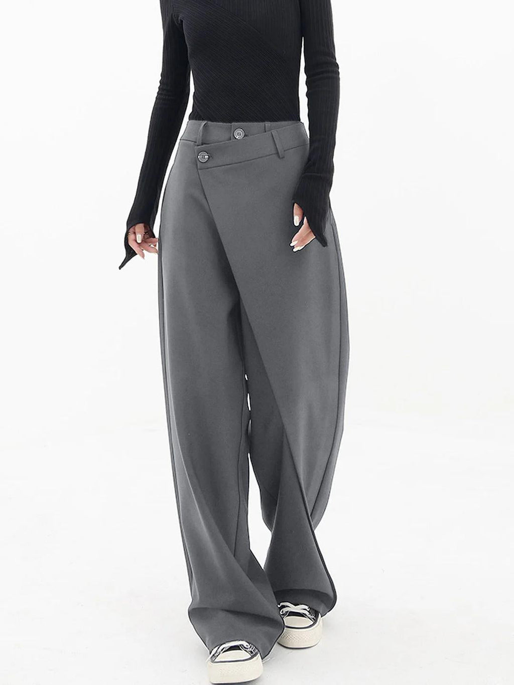 SHENNA - Damskie Baggy Spodnie