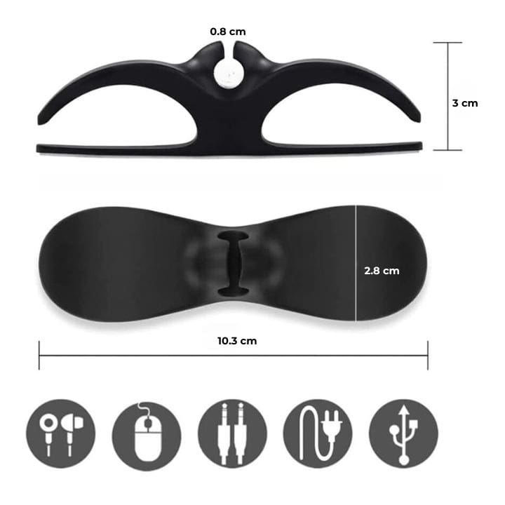 5+5 Gratis | Samoprzylepny organizer do kabli
