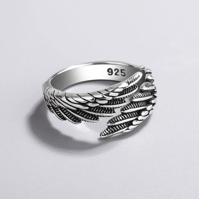 Metropolis Mystik | 925 Sterling Silver Guardian Angel Ring