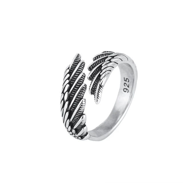Metropolis Mystik | 925 Sterling Silver Guardian Angel Ring