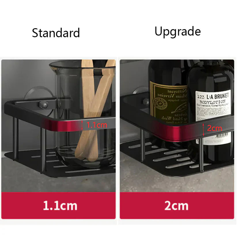 EasyRack | Stylowa Półka Łazienkowa Bez Wiercenia - Praktyczny Organizer