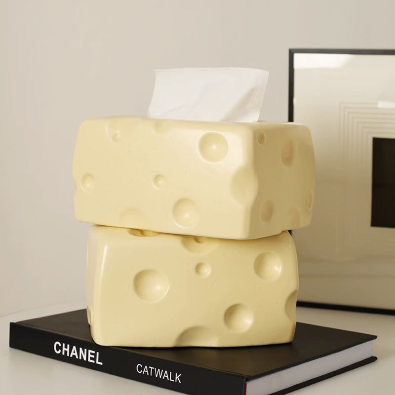 3D Serowy Uchwyt na Chusteczki Higieniczne – Idealny dla Kreatywnych