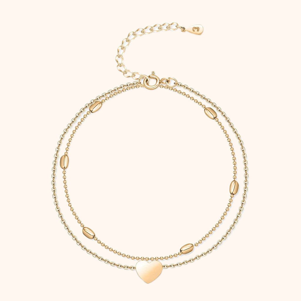Elegancka bransoletka na kostkę – Fiora