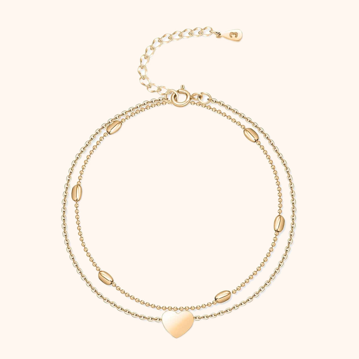Elegancka bransoletka na kostkę – Fiora