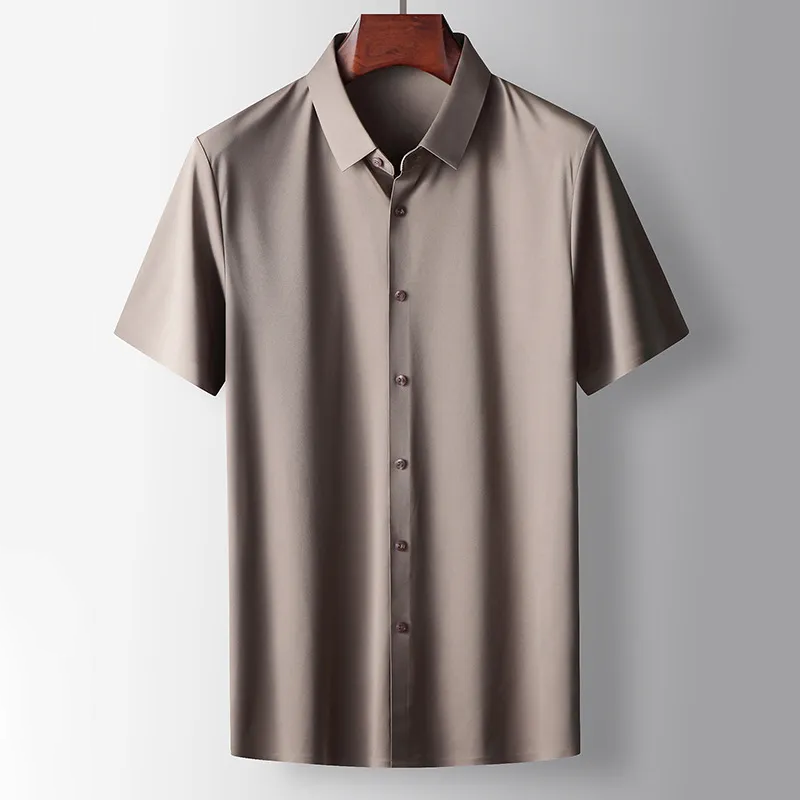 MARCEL | Męska elegancka koszulka polo z jedwabiu