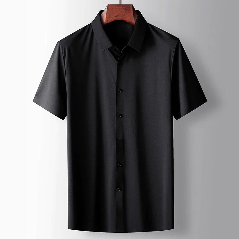 MARCEL | Męska elegancka koszulka polo z jedwabiu