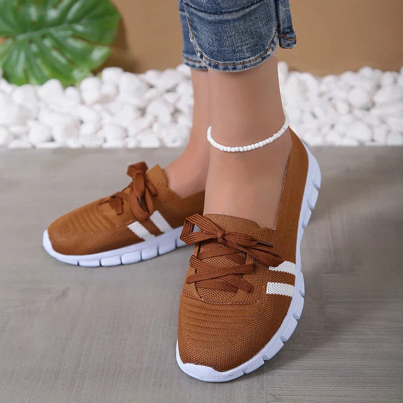 Lila | Kobiece Sportowe Buty Dzianinowe z Oddychającą Strukturą