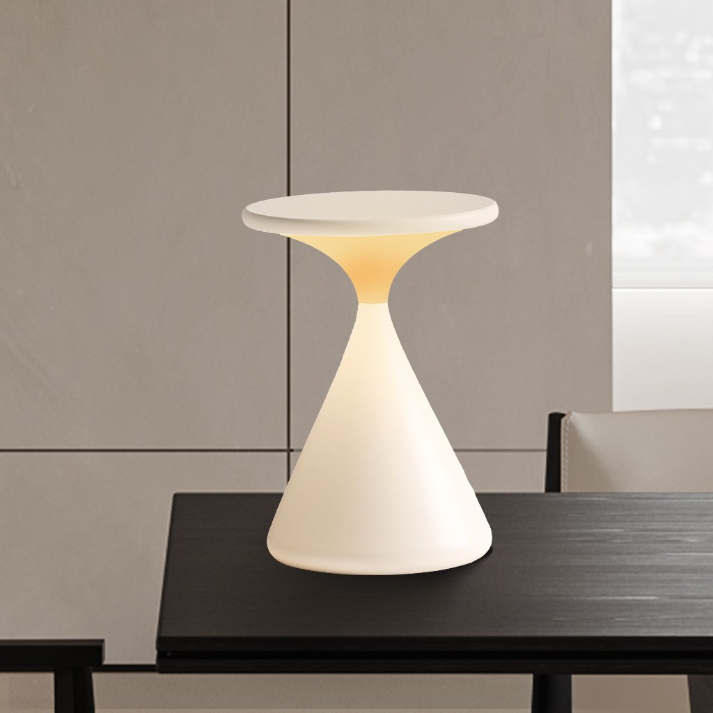 Bezprzewodowa Lampa Stołowa Amos w Kształcie Klepsydry