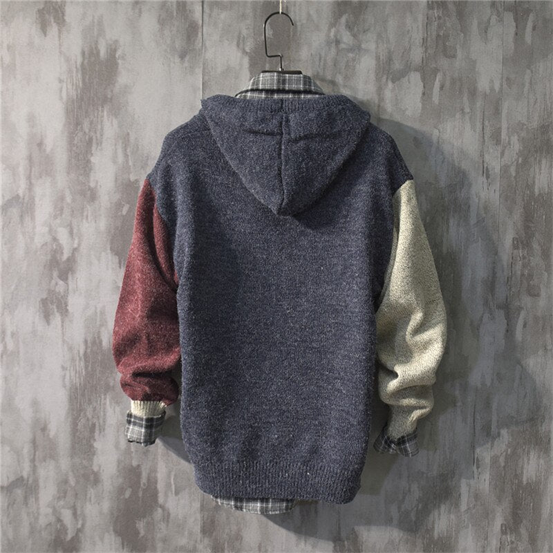 KAYRO - Męski Sweter z Kapturem