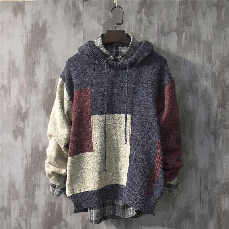 KAYRO - Męski Sweter z Kapturem