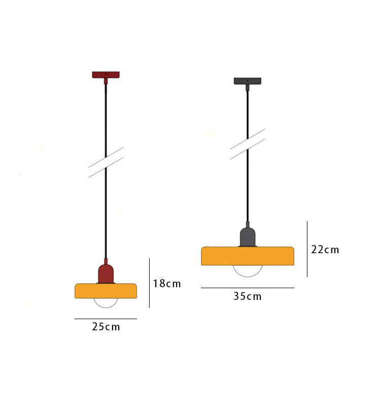 Bauhaus Stylowa Lampa Wisząca z Wibracjami