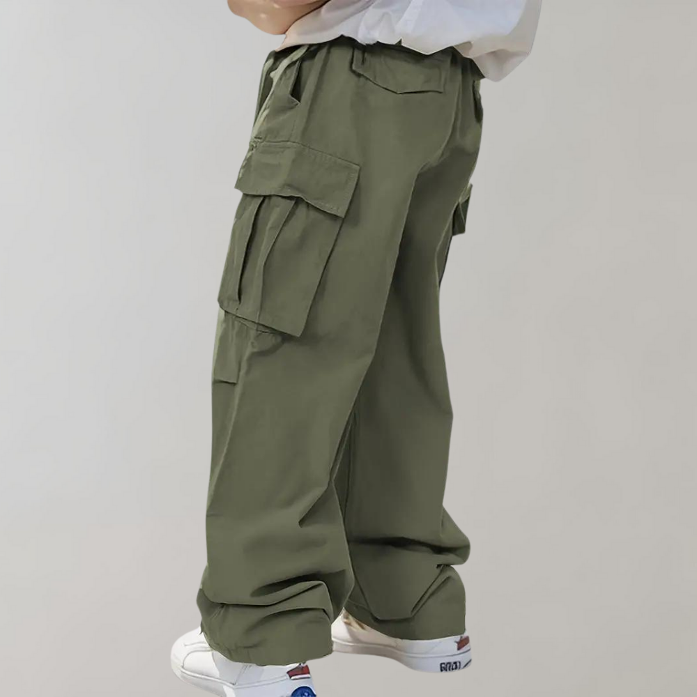 Luźne Spodnie - Oversized Cargo Pants