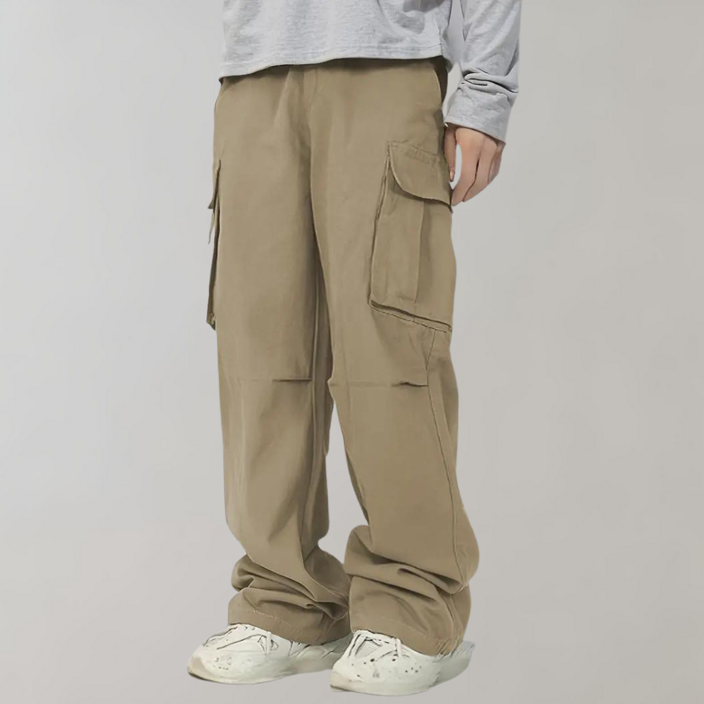 Luźne Spodnie - Oversized Cargo Pants