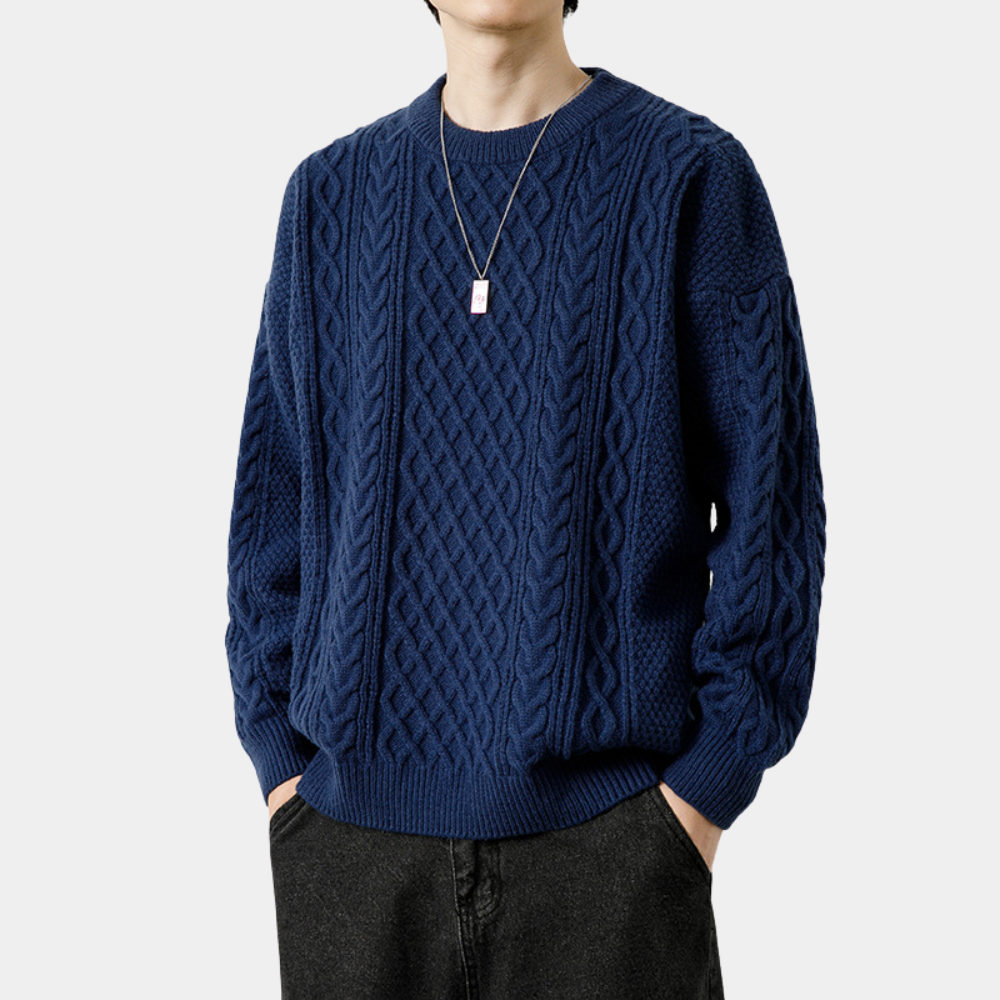 UHTRED | Elegancki męski sweter