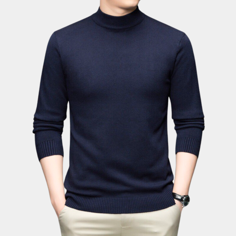TERENCE - Casual Sweater with High Collar