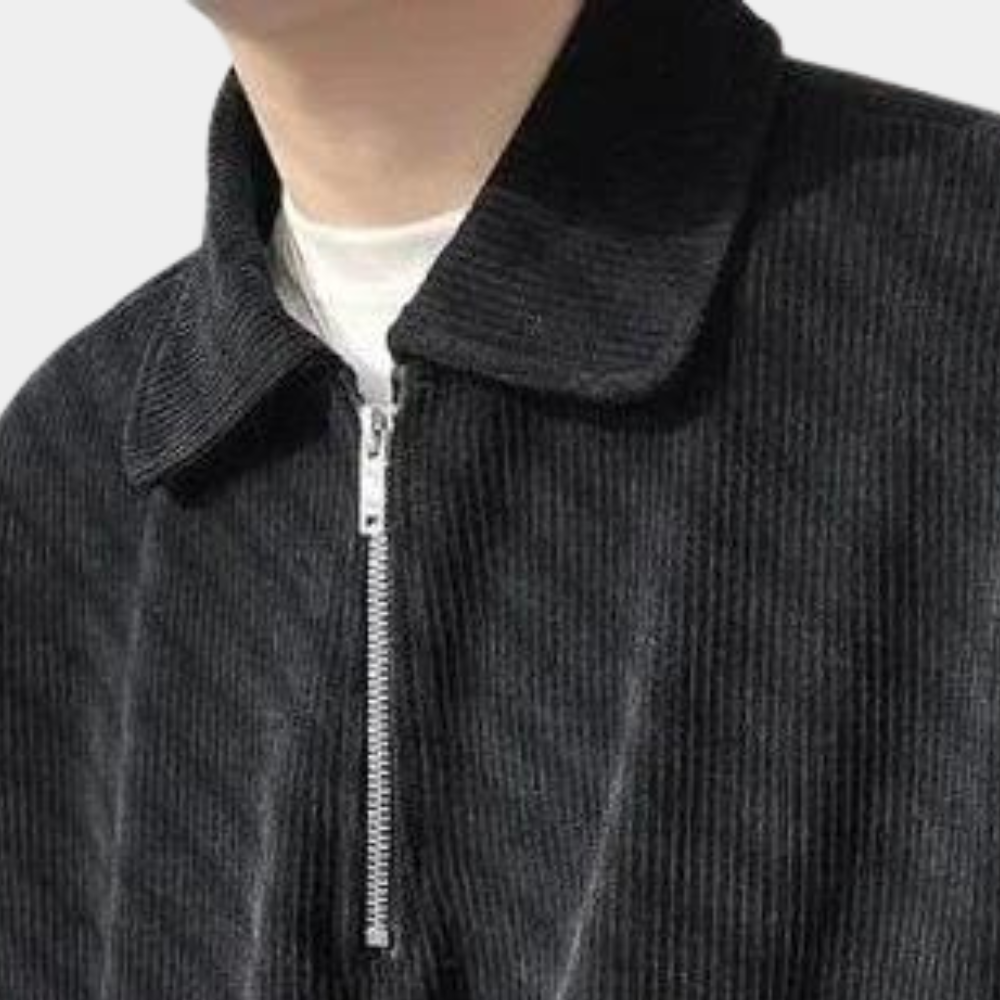 Noah - Męski Sweter z Pół-Zipem