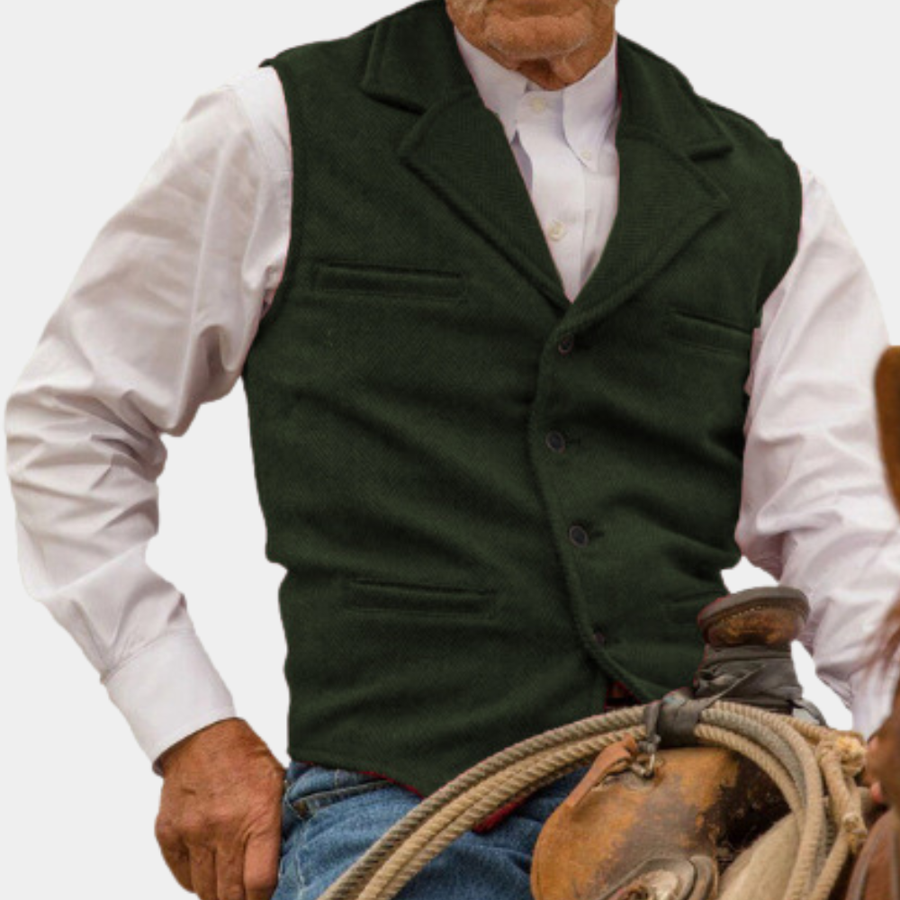 SVEN | Męska elegancka kamizelka dzianinowa