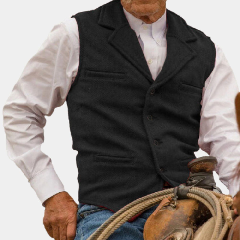 SVEN | Męska elegancka kamizelka dzianinowa