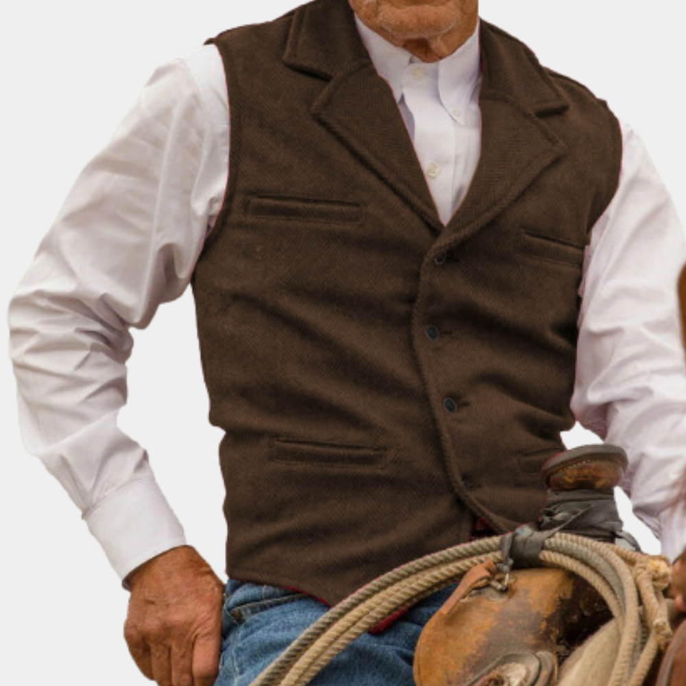 SVEN | Męska elegancka kamizelka dzianinowa
