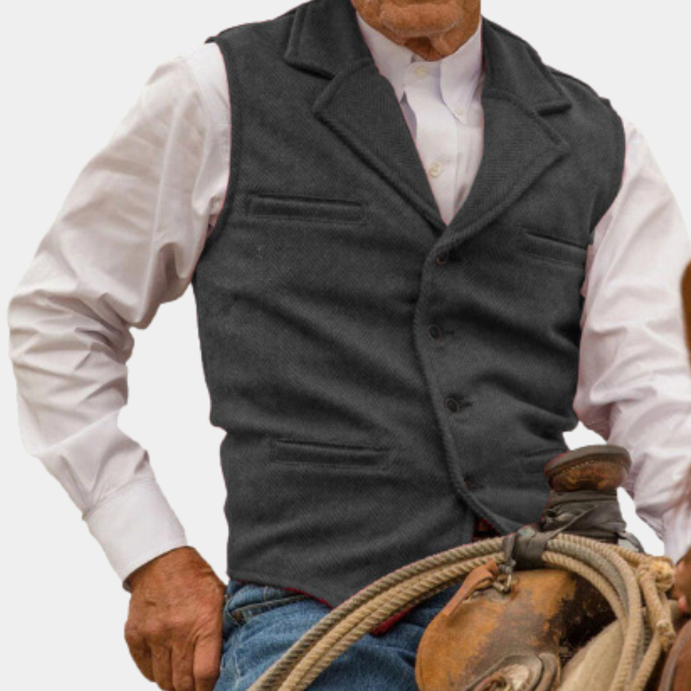 SVEN | Męska elegancka kamizelka dzianinowa