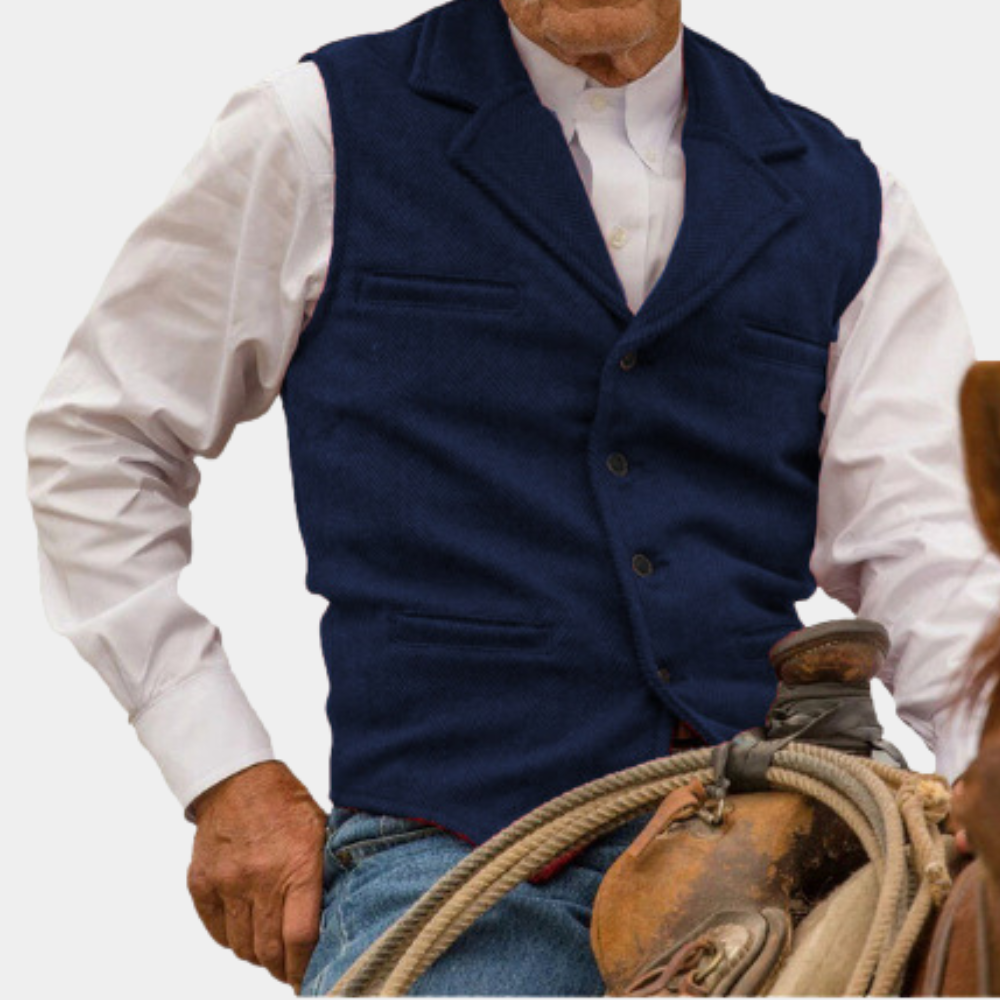 SVEN | Męska elegancka kamizelka dzianinowa