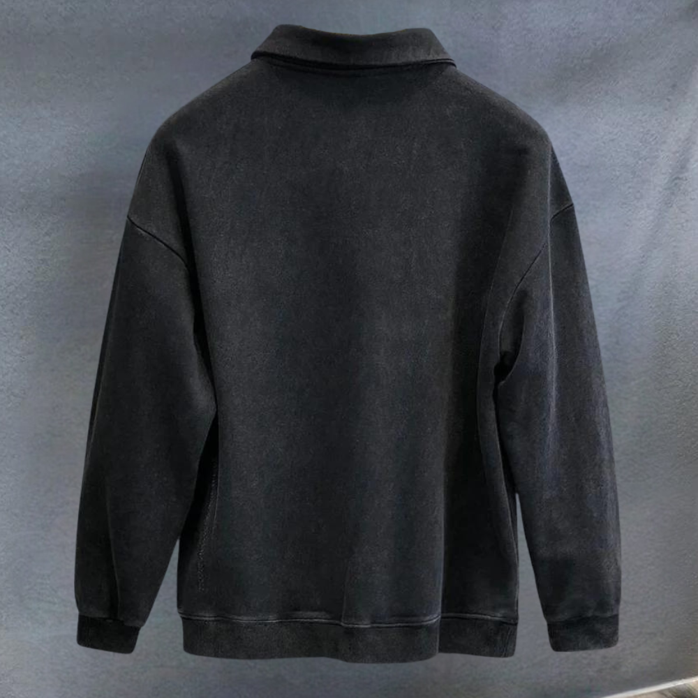HOWEY - Męski Klasyczny Sweter Polo