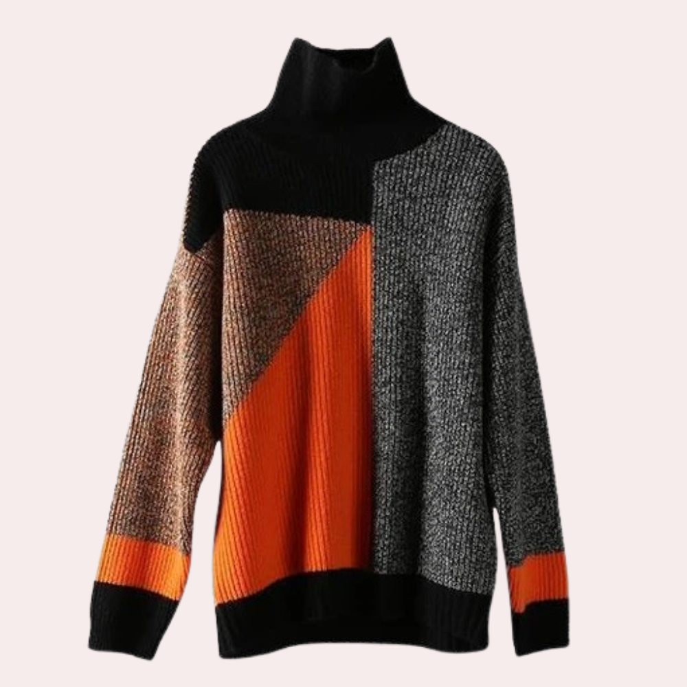 LOLA - Sweter z Golfem dla Kobiet