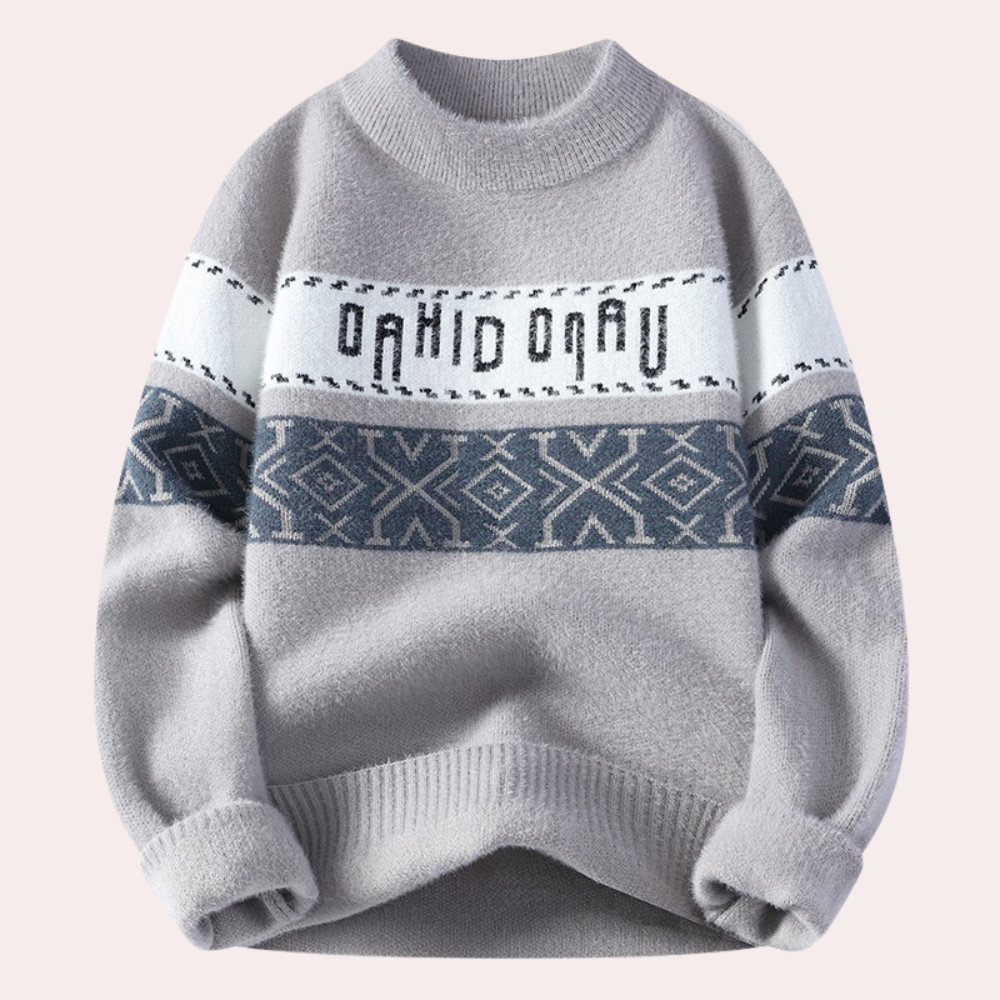 JULIAN - Męski Sweter z Dzianiny