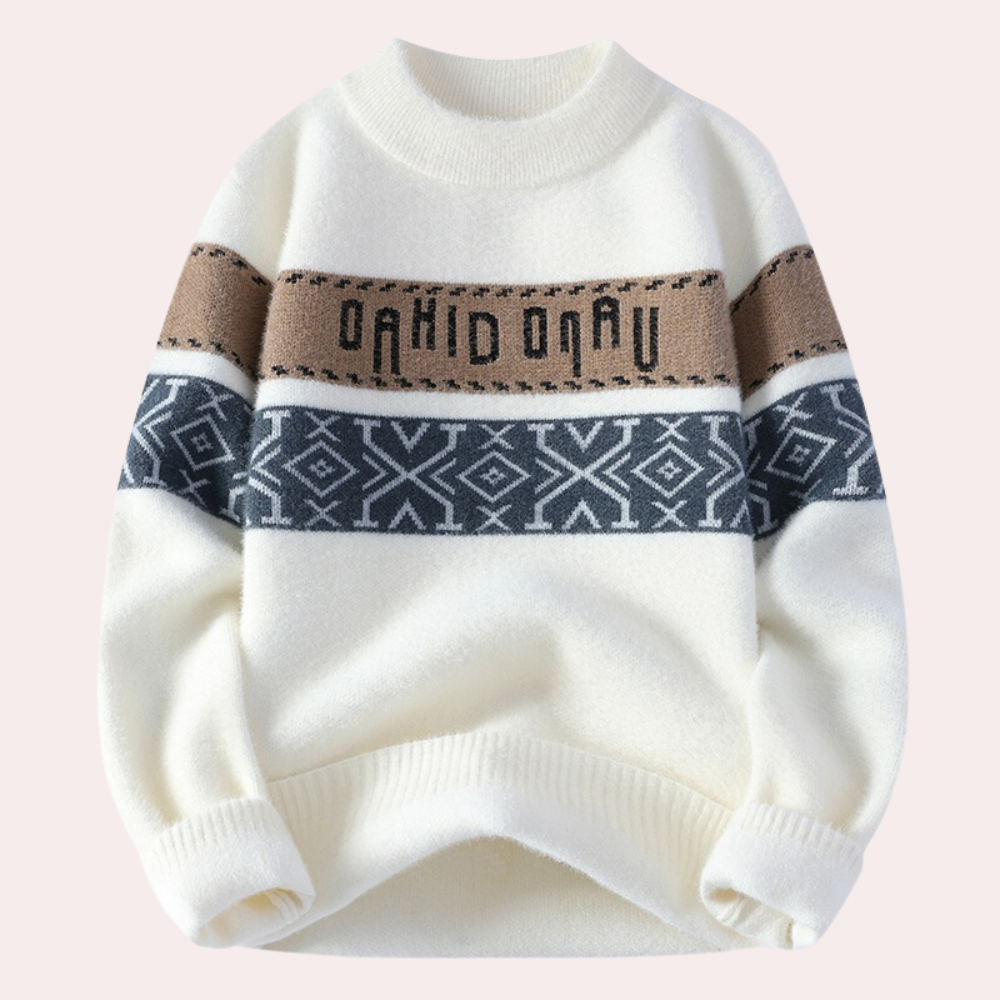 JULIAN - Męski Sweter z Dzianiny