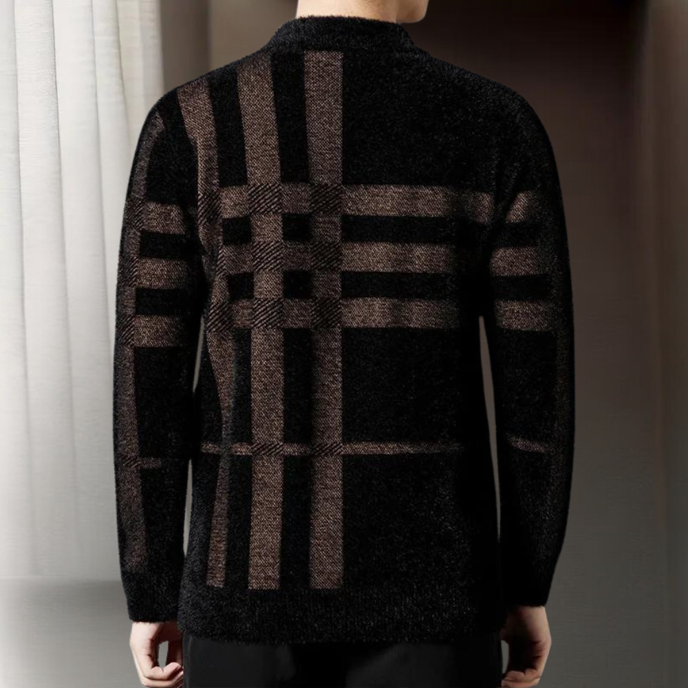 JUSTIN - Męski Sweter z Miękkiego Materiału