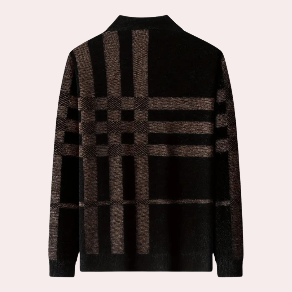 JUSTIN - Męski Sweter z Miękkiego Materiału