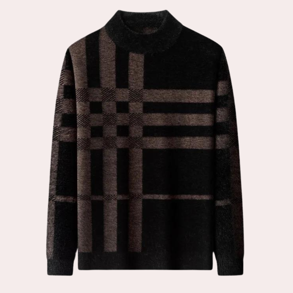 JUSTIN - Męski Sweter z Miękkiego Materiału