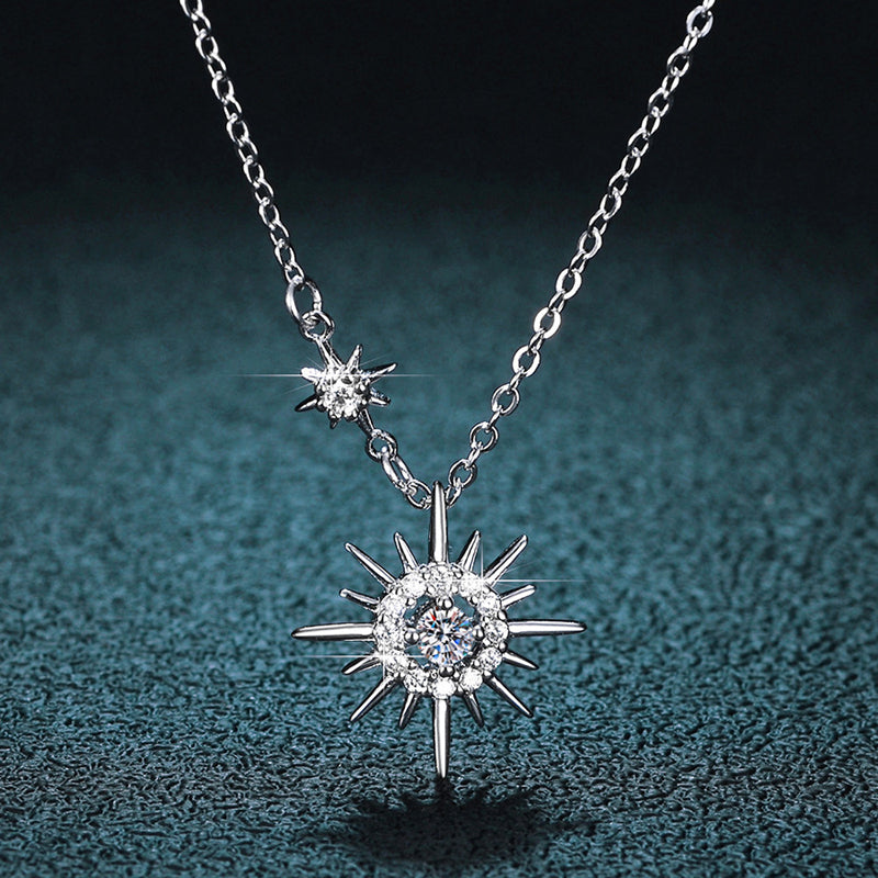 Diamant Hexe | Naszyjnik z wisiorkiem w formie diamentowego heksagramu