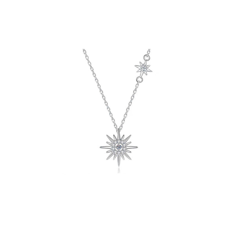 Diamant Hexe | Naszyjnik z wisiorkiem w formie diamentowego heksagramu