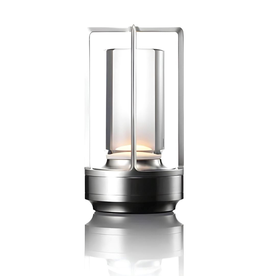 Bezprzewodowa lampa z kryształowym kloszem
