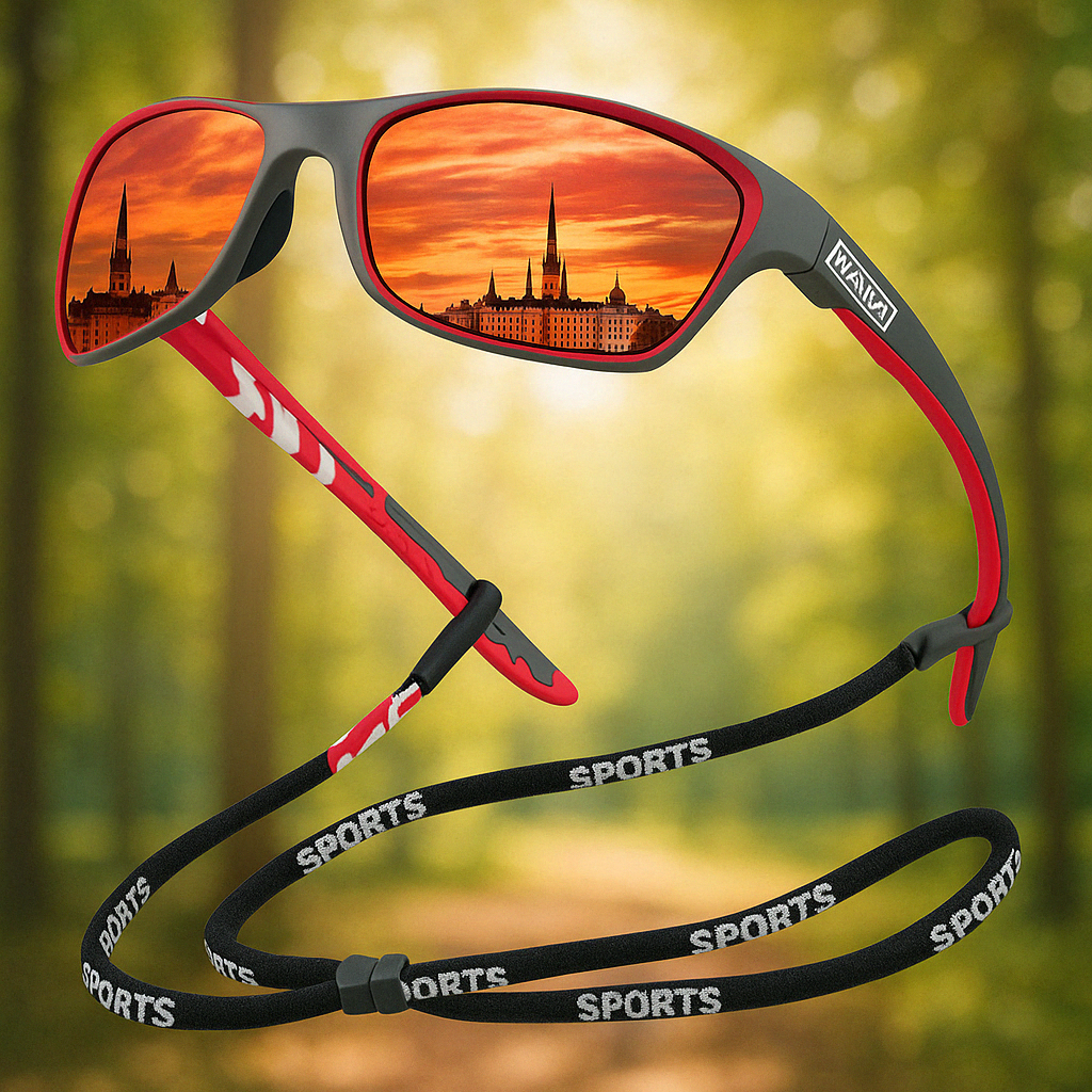Sportowe Okulary Polaryzacyjne UV400 – Lekka i Stylowa Konstrukcja dla Maksymalnego Komfortu