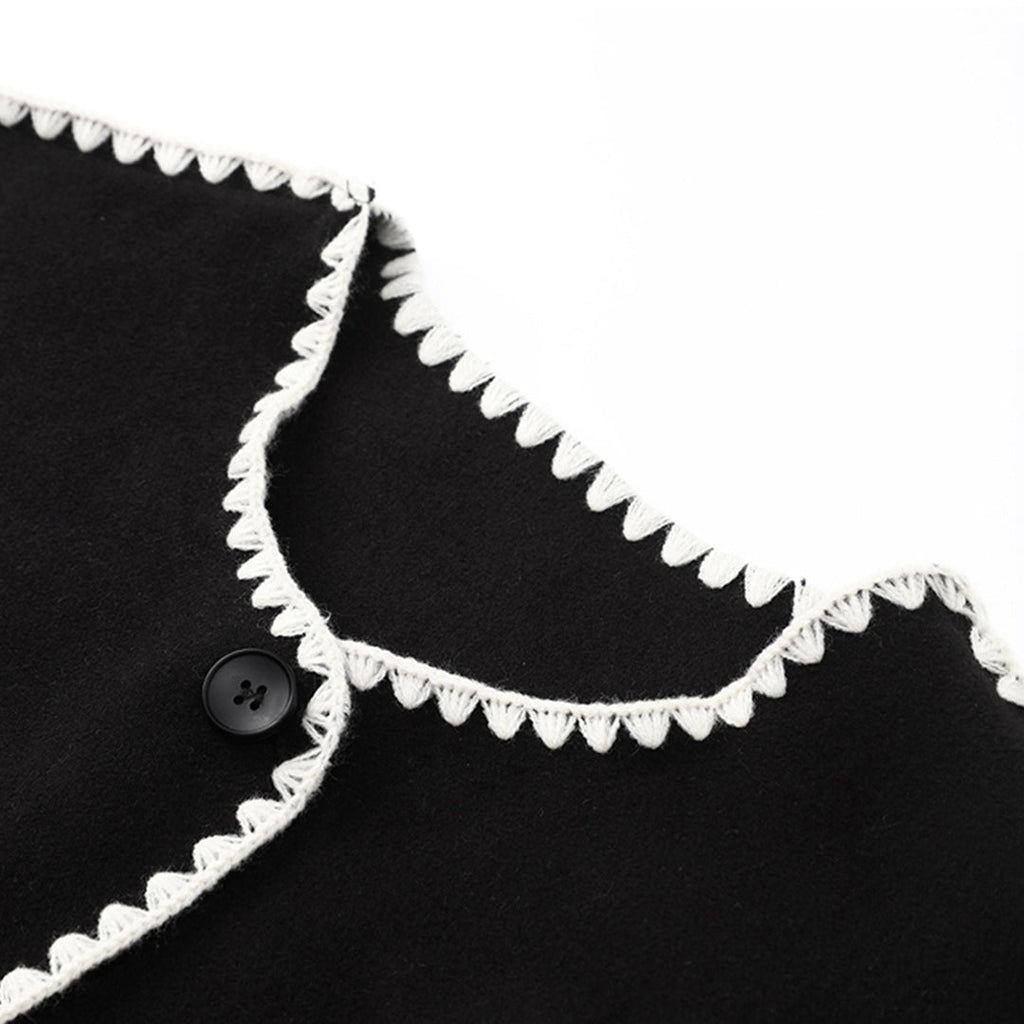 LATRICE - Stylowy Płaszcz z Szalikiem