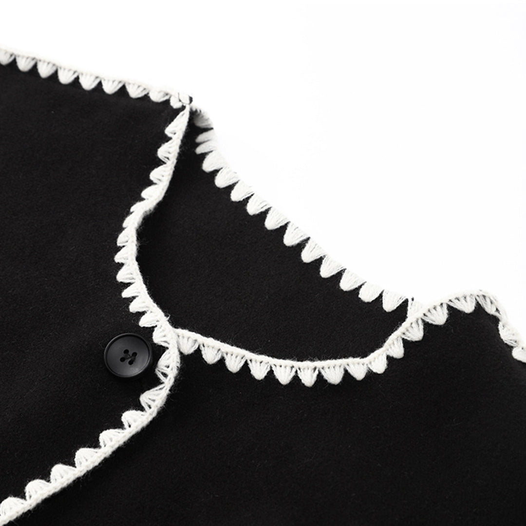 LATRICE - Stylowy Płaszcz z Szalikiem