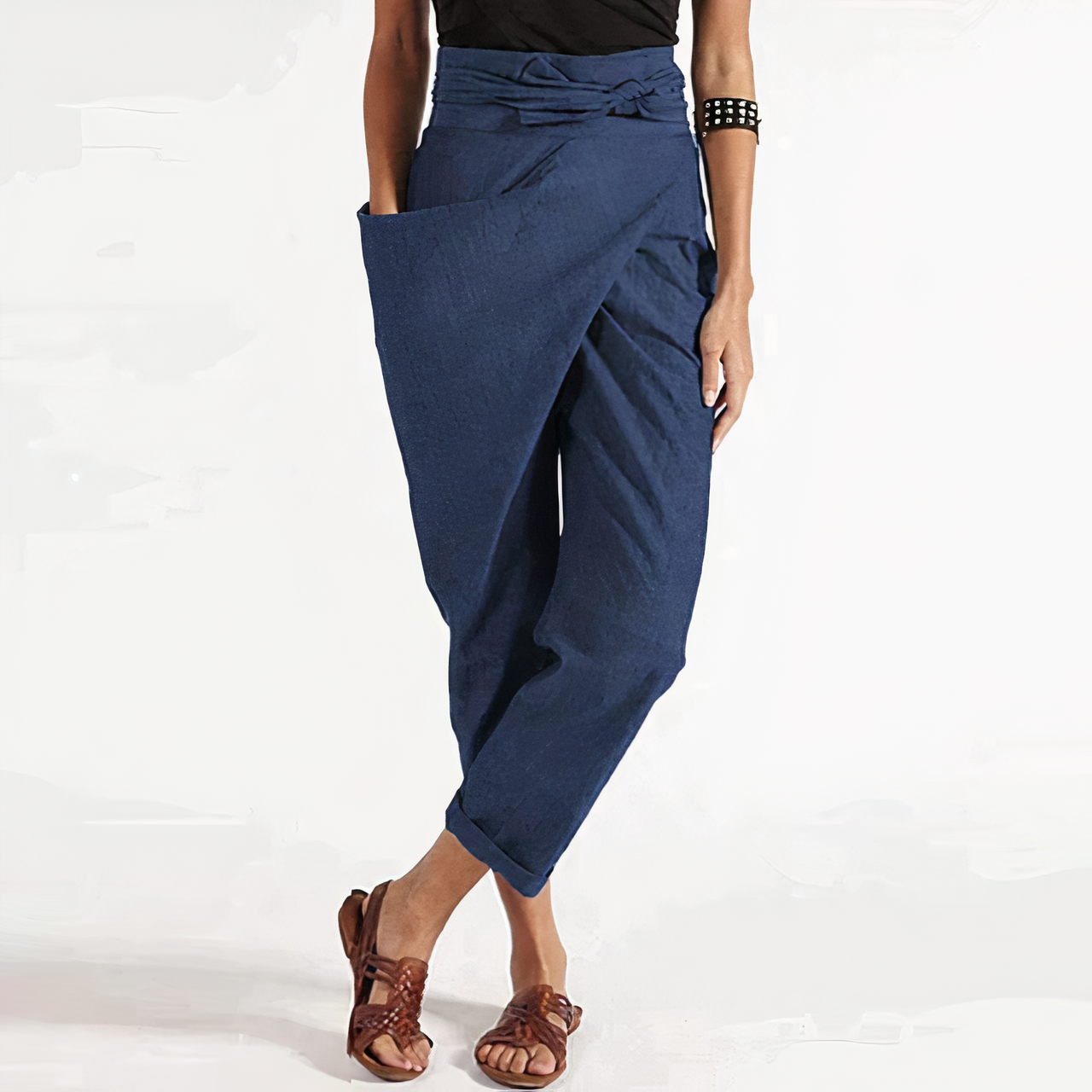 HILDE – Modna Oversized Koszula w Paski