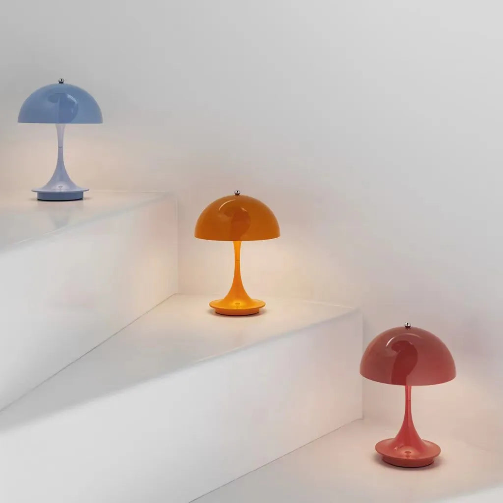 EclatéAura - Zachwycająca Lampa Stołowa z Zasilaniem Akumulatorowym
