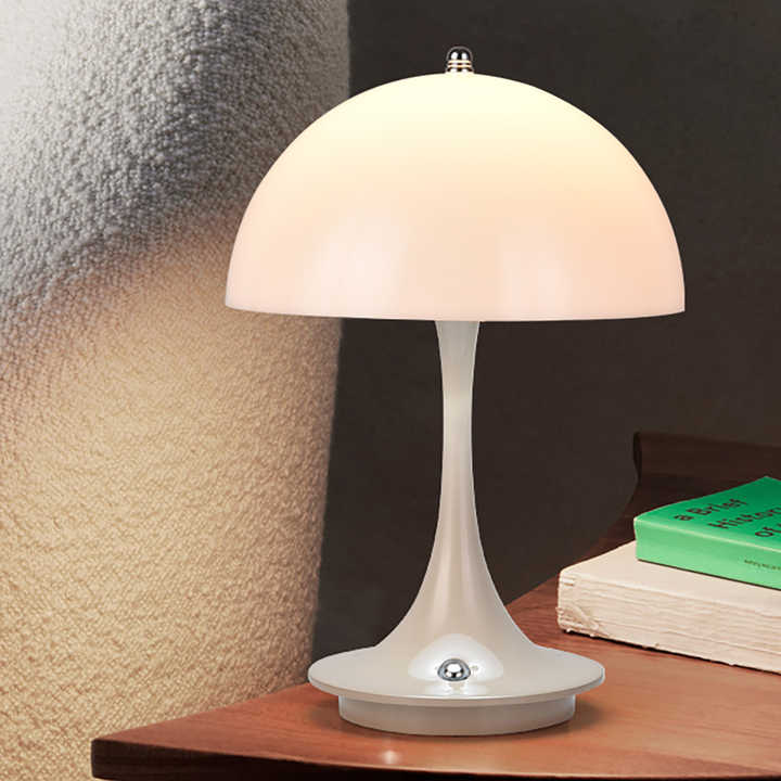 EclatéAura - Zachwycająca Lampa Stołowa z Zasilaniem Akumulatorowym