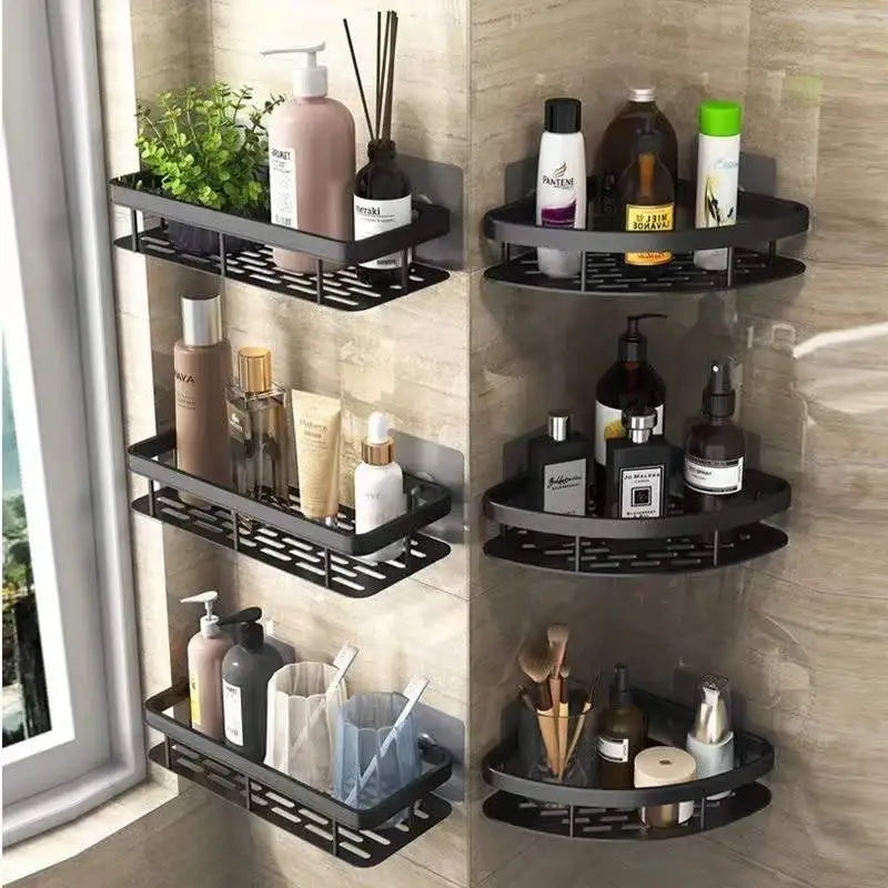 EasyRack | Stylowa Półka Łazienkowa Bez Wiercenia - Praktyczny Organizer